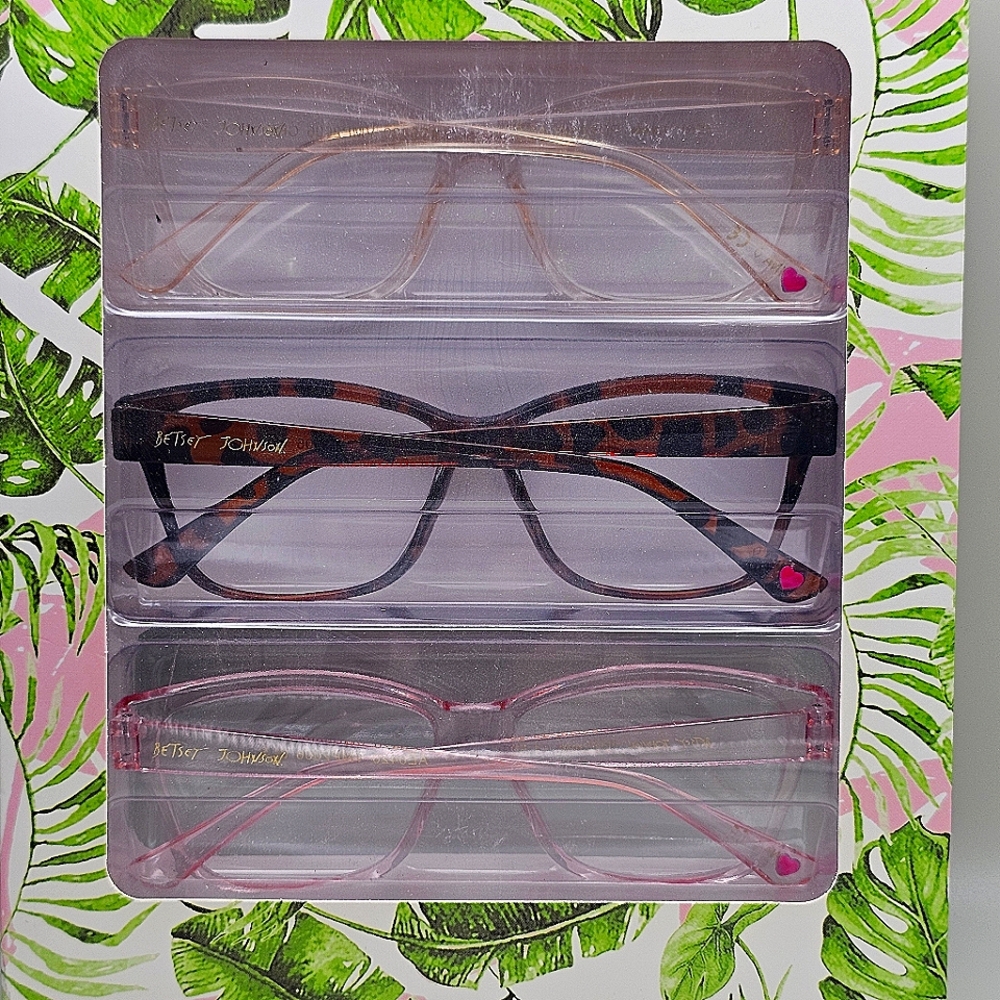 Betsey Johnson Peach, Vanilla, and Tortoise Shell 3pack Collection